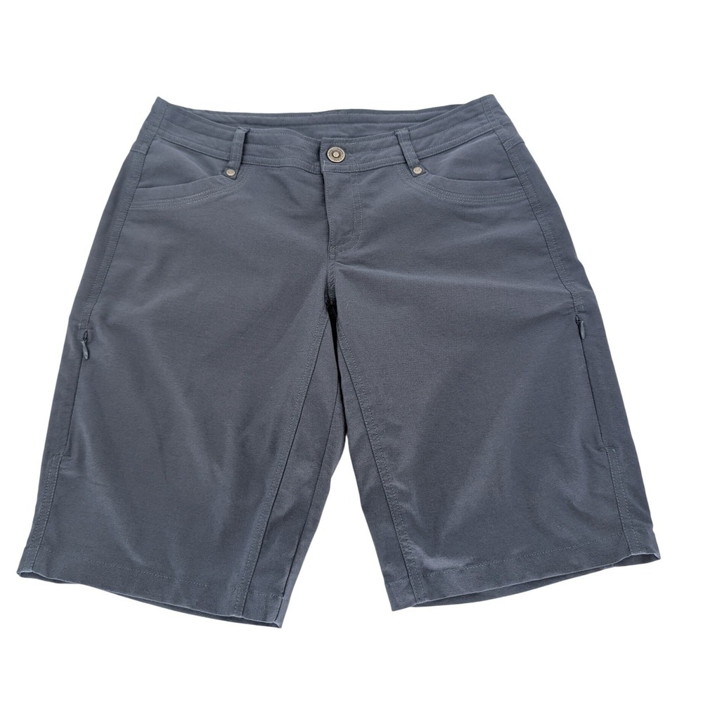KUHL Trekr 11" Short Womens 4 Charcoal Gray Hiking Outdoor Utility Stretch Trail